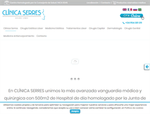 Tablet Screenshot of clinicaserres.com